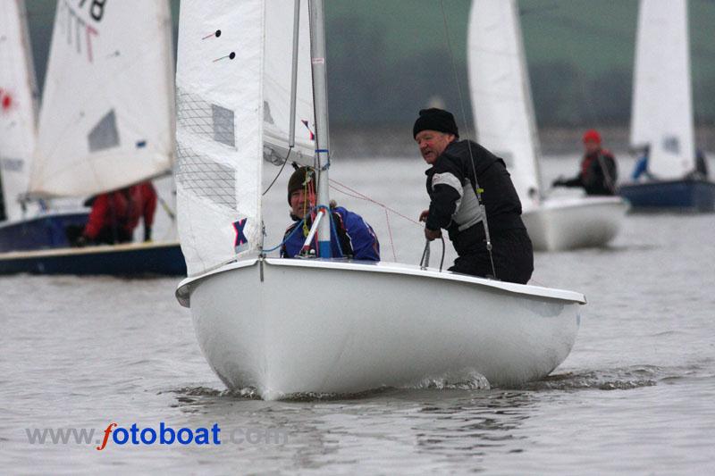 Light winds and a truly freezing Starcross Steamer photo copyright Mike Rice / www.fotoboat.com taken at Starcross Yacht Club and featuring the Firefly class