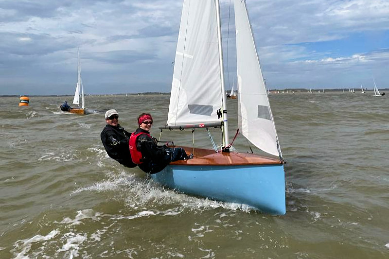 Nigel Wakefield and Emily Saunderson at the Firefly Nationals 2023 at Felixstowe - photo © Joshua 'Shrimpy' Speakman-Lowe