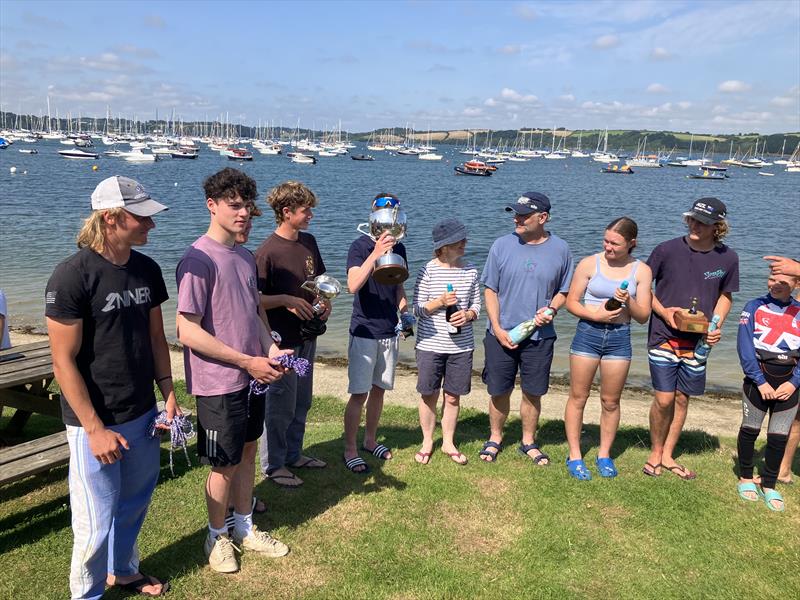 Firefly Nationals at Restronguet Gore Prize Giving photo copyright Frances Davison taken at Restronguet Sailing Club and featuring the Firefly class