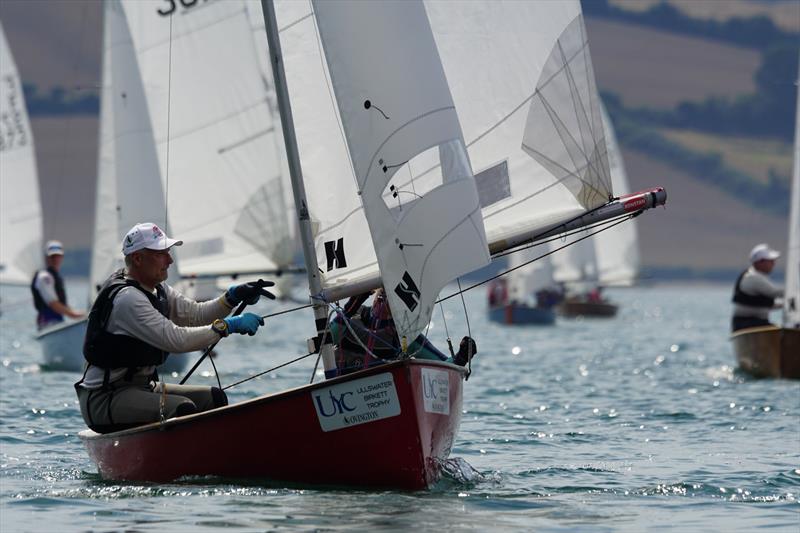 Firefly Nationals at Restronguet - Steve and Tash in action photo copyright Frances Davison taken at Restronguet Sailing Club and featuring the Firefly class