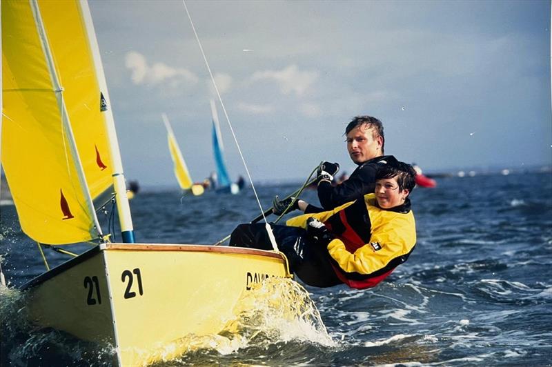 Team Racing Worlds '95 Steve and Mel - photo © Tiggy