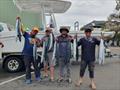 Happy clients with fists full of spotty mackerel from the northern bay. Jump aboard a Hot Reels Charter and this could be you