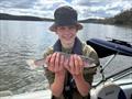 Esmond with a Tooms Lake Rainbow