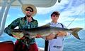 Hot Reels Charters is still catching cobia. With so many sand crabs in the bay, it is no surprise the cobes are lingering