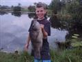 Kade Whittle hauled in this massive tilapia from a local lake. The biggest we've ever seen