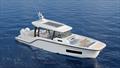 Wayfinder 38 - Bow perspective open fishing wetbar water