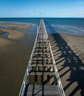 Photo taken this week showing restoration works being undertaken along Urangan Pier