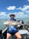 Commercial Chaos' Kurtis Muller gave the mackerel and reef fish a miss and turned his attention to the local threadfin salmon