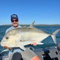 Scotty with proof there are still big bruiser GTs prowling our inshore reefs