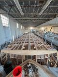 Hull #12 - Bottom framing complete