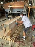 Hull #12 - Glenn assembling bulkheads