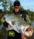 Pete has been enjoying success on our river barra. They are still a good option even though its cooler
