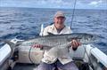 Spaniards such as this one Chris caught can be found east of Breaksea Spit at present, as well as throughout Hervey Bay
