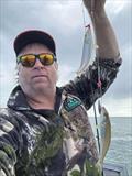 Winter whiting come thick and fast when you find a school. Brad caught a good feed just recently
