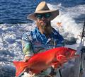 Tye got away for a session on the reef and brought home some fine-eating table fish such as this trout