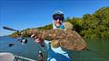 Jacko's biggest flathead from his recent Burrum session nudged 80cm