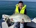 Fraser Willmann had a great day on the water, catching fish such as this goldie