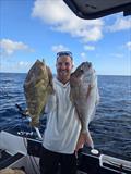 Timmy had a ball offshore catching a range of reef fish