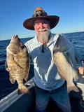 The average grassy sweetlip caught within close range of the Wide Bay bar on Double Island Point Fishing Charters