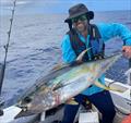 There's still plenty of big yellowfin offshore. With the current racing south, the marlin will be next to turn up