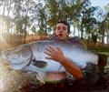 The winning fish from last weekend's Mondy comp went 118cm and was landed by this young fella. Well done mate!