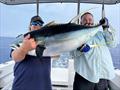 Pauly and Justin with a fair chunk of a yellowfin from a recent offshore heavy tackle mission on Besty's boat