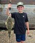 Braithe was absolutely stoked when he caught this ripper flatty. Great fish young man
