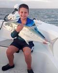 Kingy Ridgeway had a ball battling this sporty queenfish