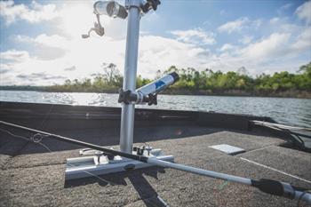 Millennium Marine's Spyderlok Track System for a fast and sturdy rod holder  setup
