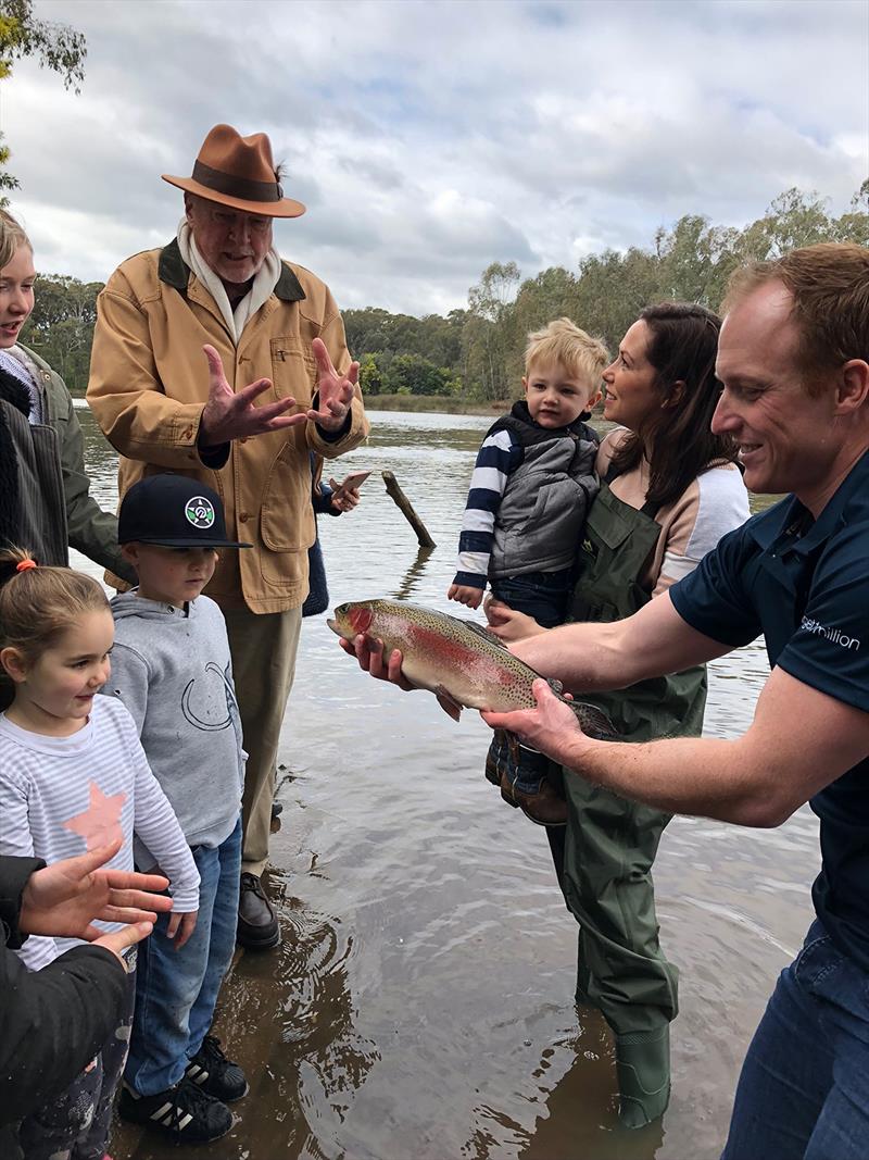 2018 Trout opening in Seymour photo copyright Fionna Deppeler taken at  and featuring the Fishing boat class