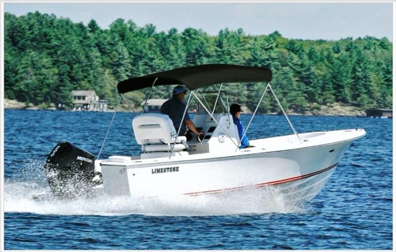 Limestone® Boats has delivered its first production model, the L-200CC center console photo copyright Limestone Boat Company taken at  and featuring the Fishing boat class