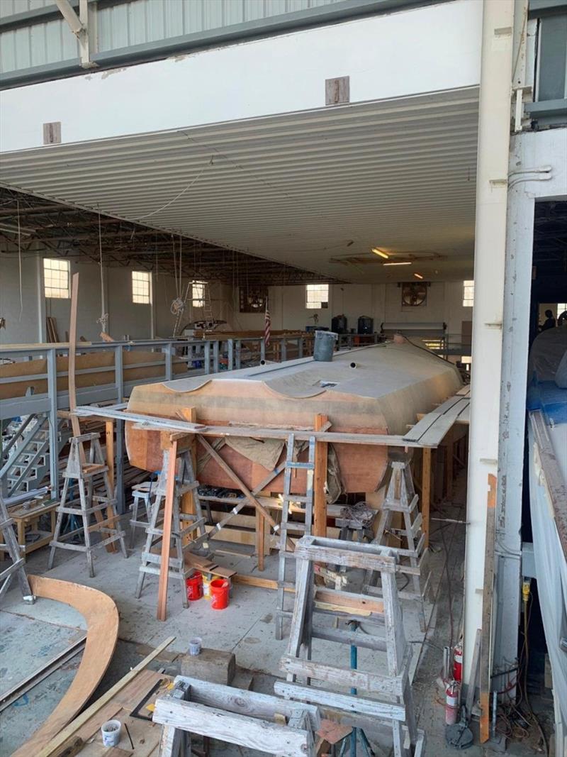 82' S/F hull #7 construction update photo copyright Michael Rybovich & Sons taken at  and featuring the Fishing boat class