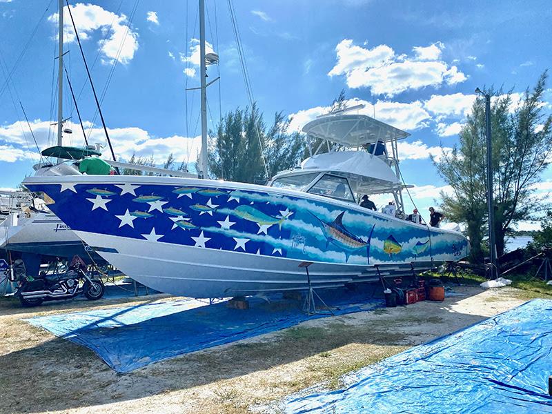 The new 54 Offshore was displayed in the water at the Bahia Mar docks photo copyright Yellowfin taken at  and featuring the Fishing boat class