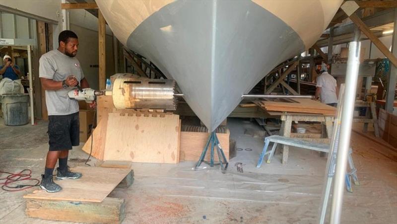 Big hole saw photo copyright Michael Rybovich & Sons taken at  and featuring the Fishing boat class