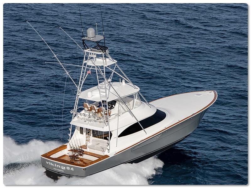 Viking 64 photo copyright Viking Yachts taken at  and featuring the Fishing boat class