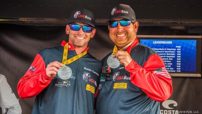 Carson and John Cox have teamed up in multiple PanAm events - photo © Major League Fishing