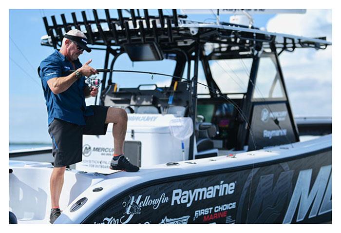 Saltwater Angling: Tools for the Bold photo copyright Raymarine taken at  and featuring the Fishing boat class