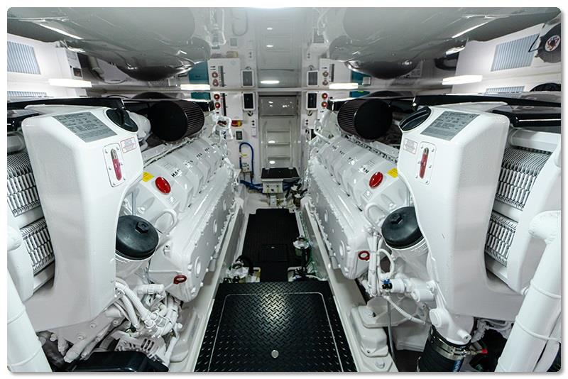 MAN V12 1550CRMs - photo © Viking Yachts