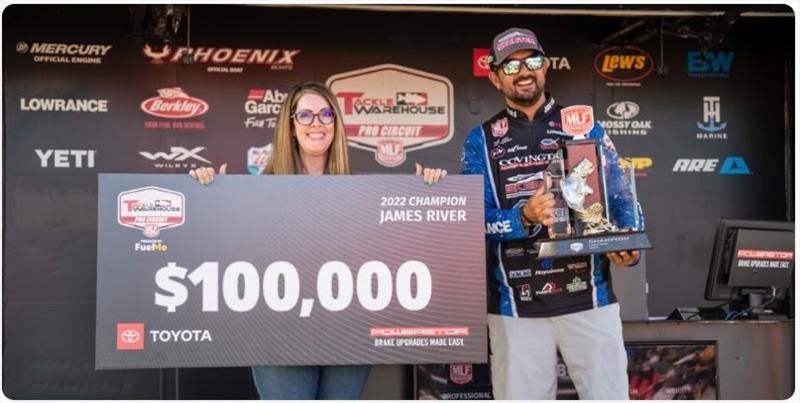 Nick LeBrun wins Toyota Stop 5 Presented by PowerStop Brakes photo copyright Major League Fishing taken at  and featuring the Fishing boat class