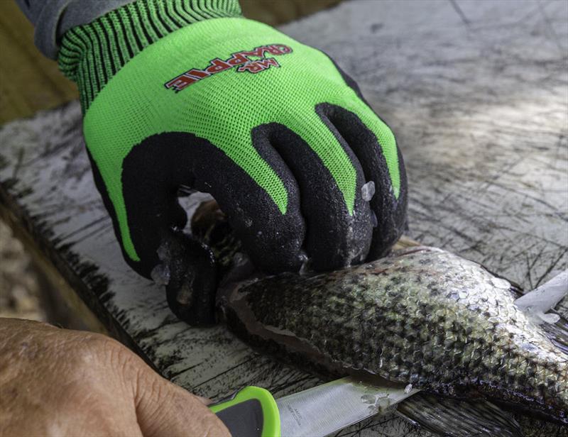 Smith's Mr. Crappie Slab Slanger Cut-Resistant Gloves photo copyright Smith's Products taken at  and featuring the Fishing boat class