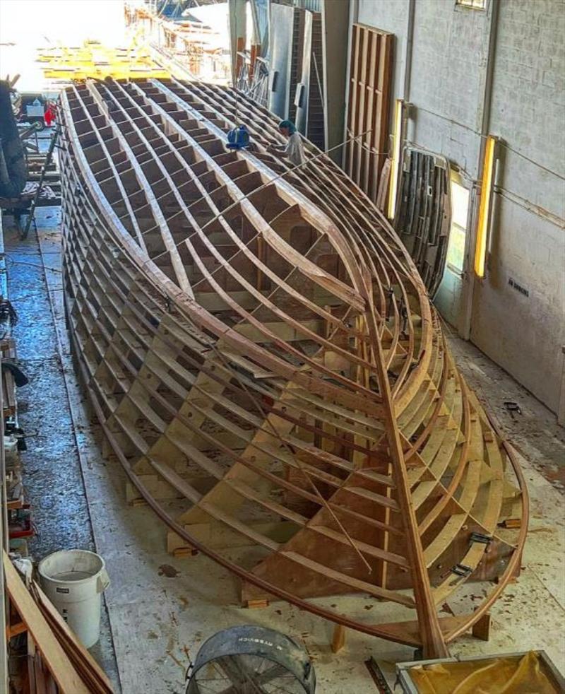 Hull #9 Jig fairing photo copyright Michael Rybovich & Sons taken at  and featuring the Fishing boat class