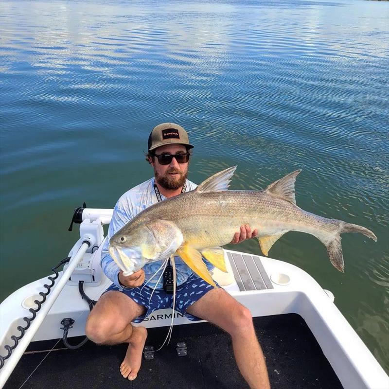 James Otto with a solid thready from the weekend photo copyright Fisho's Tackle World taken at  and featuring the Fishing boat class