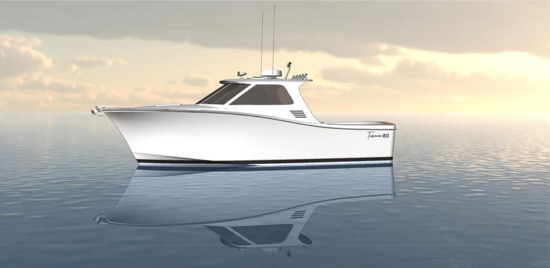 Tasman80 photo copyright Bury Design taken at  and featuring the Fishing boat class