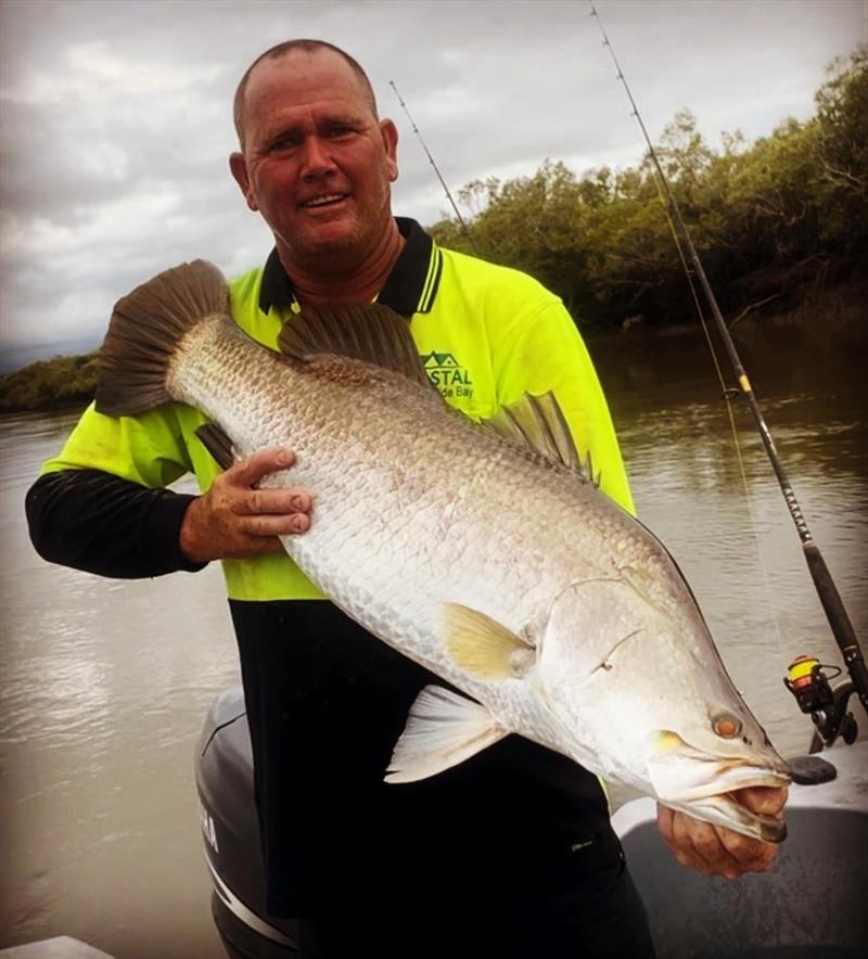 Adam Whittaker scored some nice barra on opening day - photo © Fisho's Tackle World