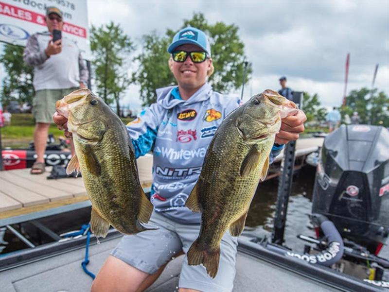 Jay Przekurat: Reigning Bassmaster Rookie of the Year. First, 13th and 12th in last three events photo copyright National Professional Anglers Association taken at  and featuring the Fishing boat class