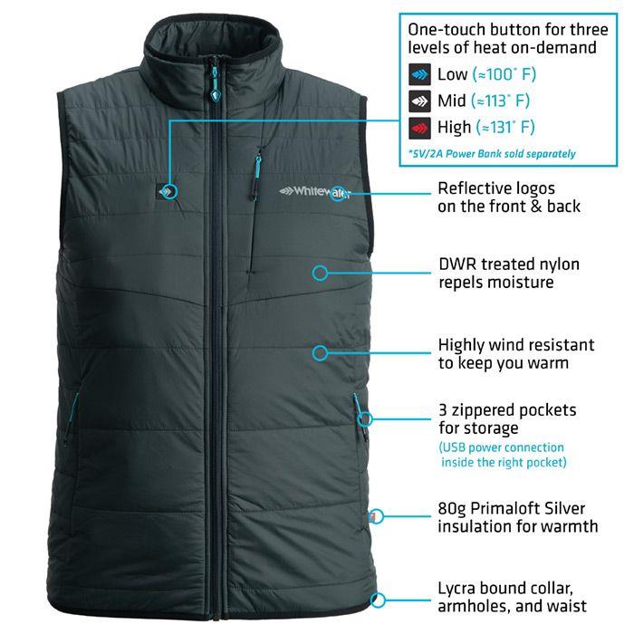 Torque Insulated Heated Vest photo copyright Whitewater Fishing taken at  and featuring the Fishing boat class