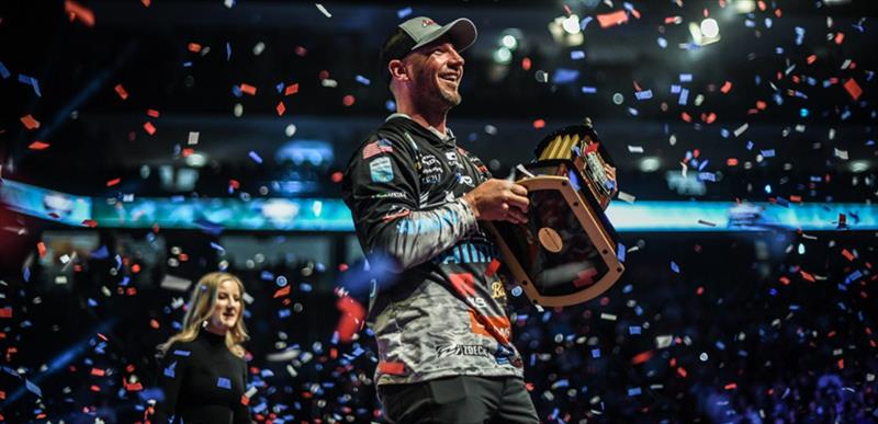 Gussy is the first Canadian and only the second international angler to take home the coveted Ray Scott Trophy - photo © BASS Editorial
