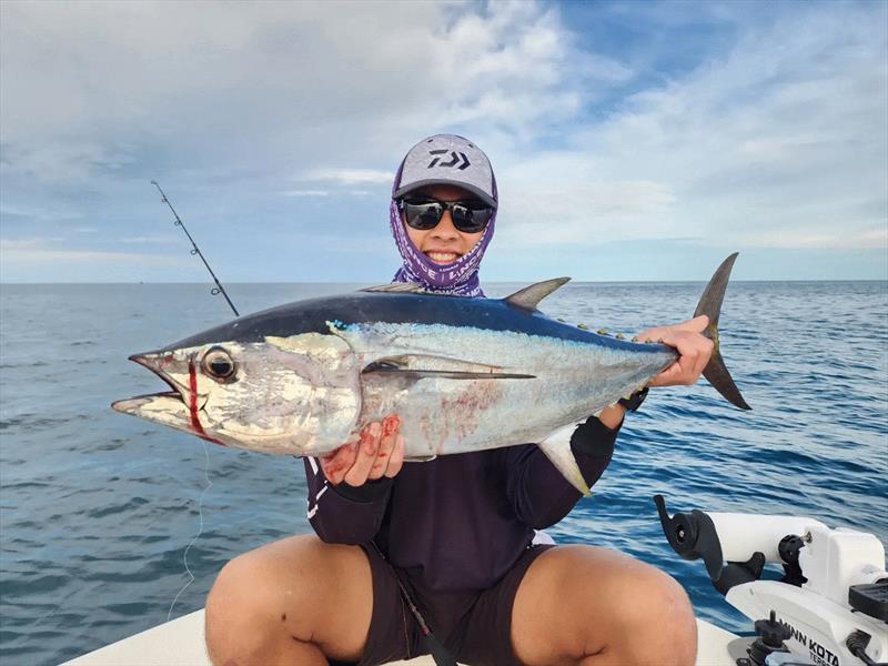 Longtails galore. Sean having a ball recently - photo © Fisho's Tackle World