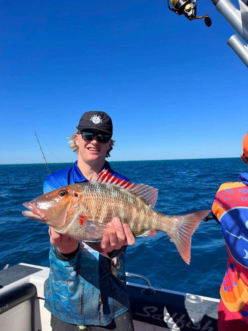 Quality red throats are a staple from Southern Barrier Reef waters photo copyright Fisho's Tackle World taken at  and featuring the Fishing boat class