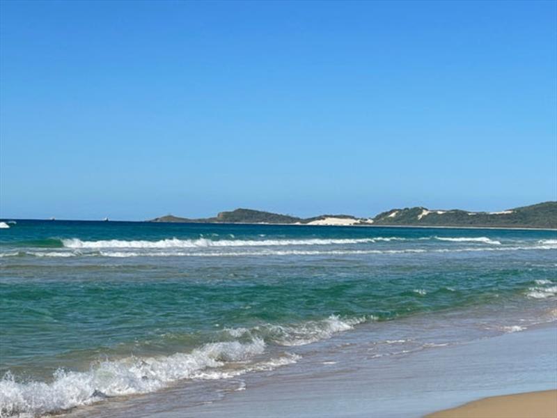 An example of a prime low tide gutter on Fraser. Perfect terrain for quality sand whiting this time of year - photo © Fisho's Tackle World